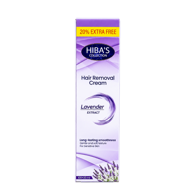 Hiba's Collecton Hair Removing Cream (Levonder extract) 120 ml