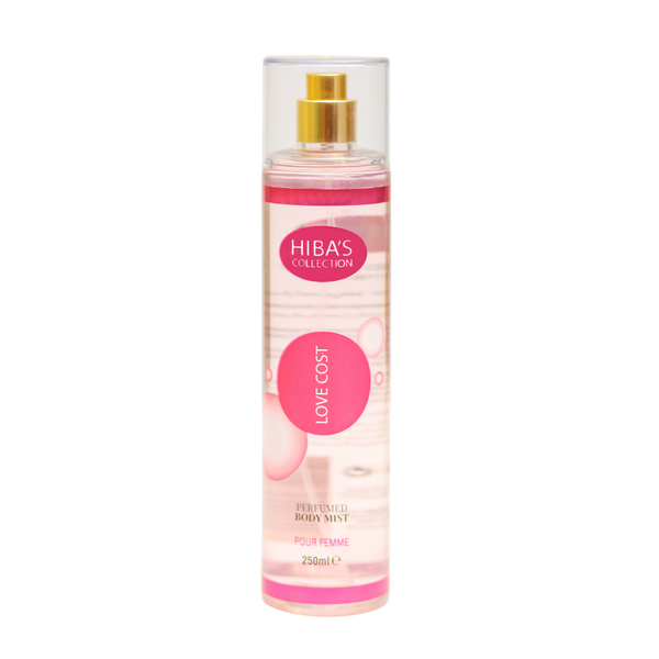 Hiba's Collection (Love Cost Pink Touch Body Mist For Women) 250ml