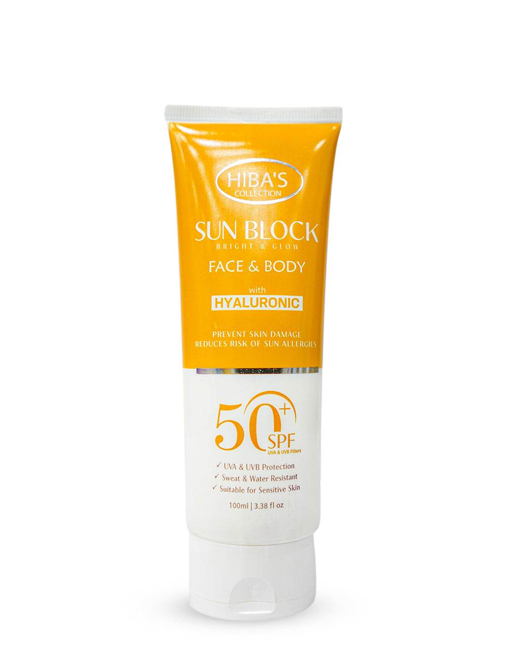 Hiba's Collection Sun Block (Spf 50+) 100 ml - Hiba's Collection