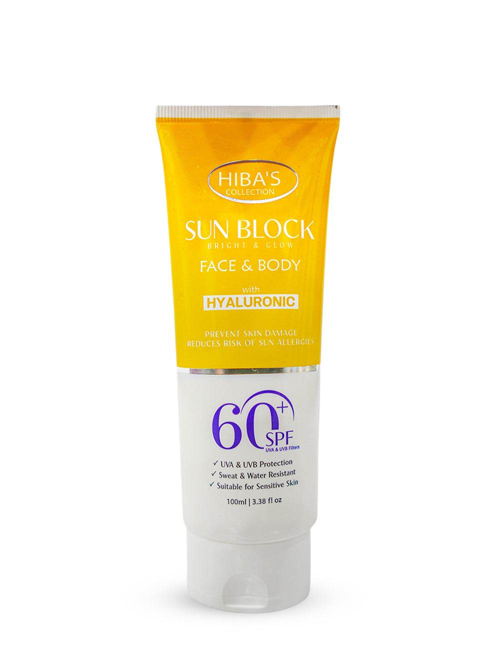 Hiba's Collection Sun Block (Spf 60+) 100 ml - Hiba's Collection