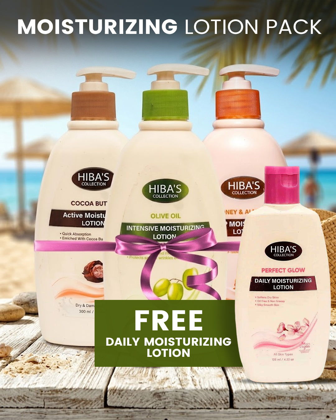 Moisturizing Lotion Pack (3+1)