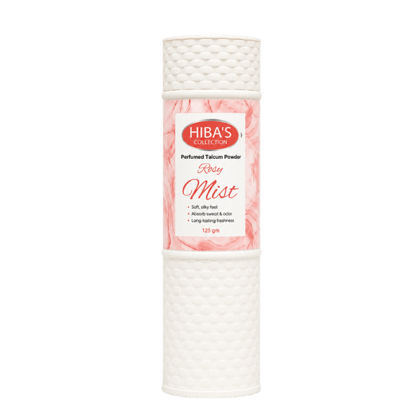 hiba's collection Rosy talcum powder
