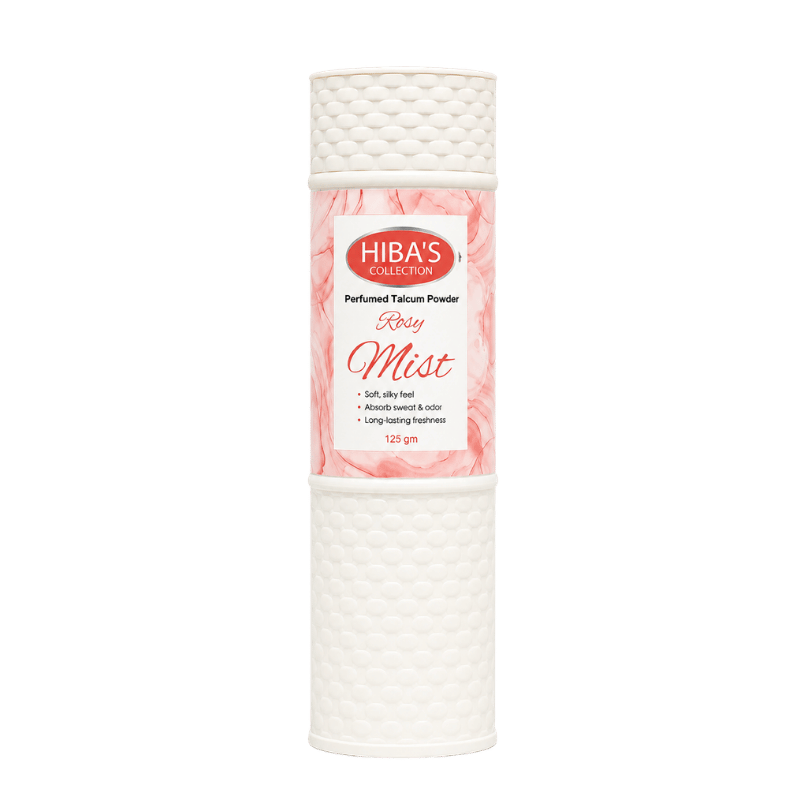 hiba's collection Rosy talcum powder