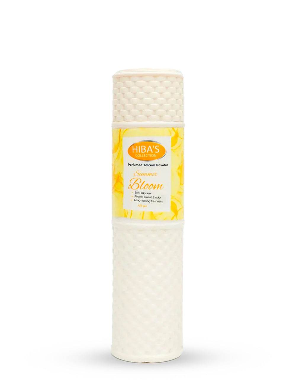 Hibas Collection Talcum Powder (Summer Bloom) 125 gm - Hiba's Collection