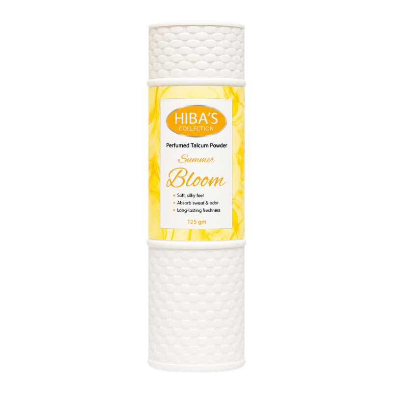 hiba's colldection talcum powder 