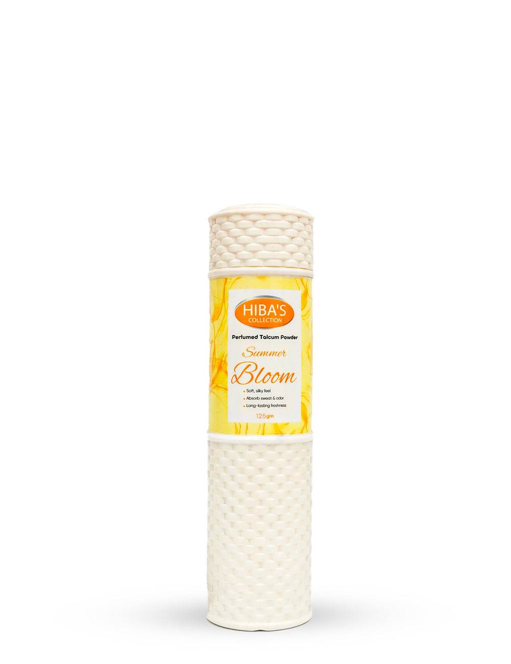 Hibas Collection Talcum Powder (Summer Bloom) 125 gm - Hiba's Collection