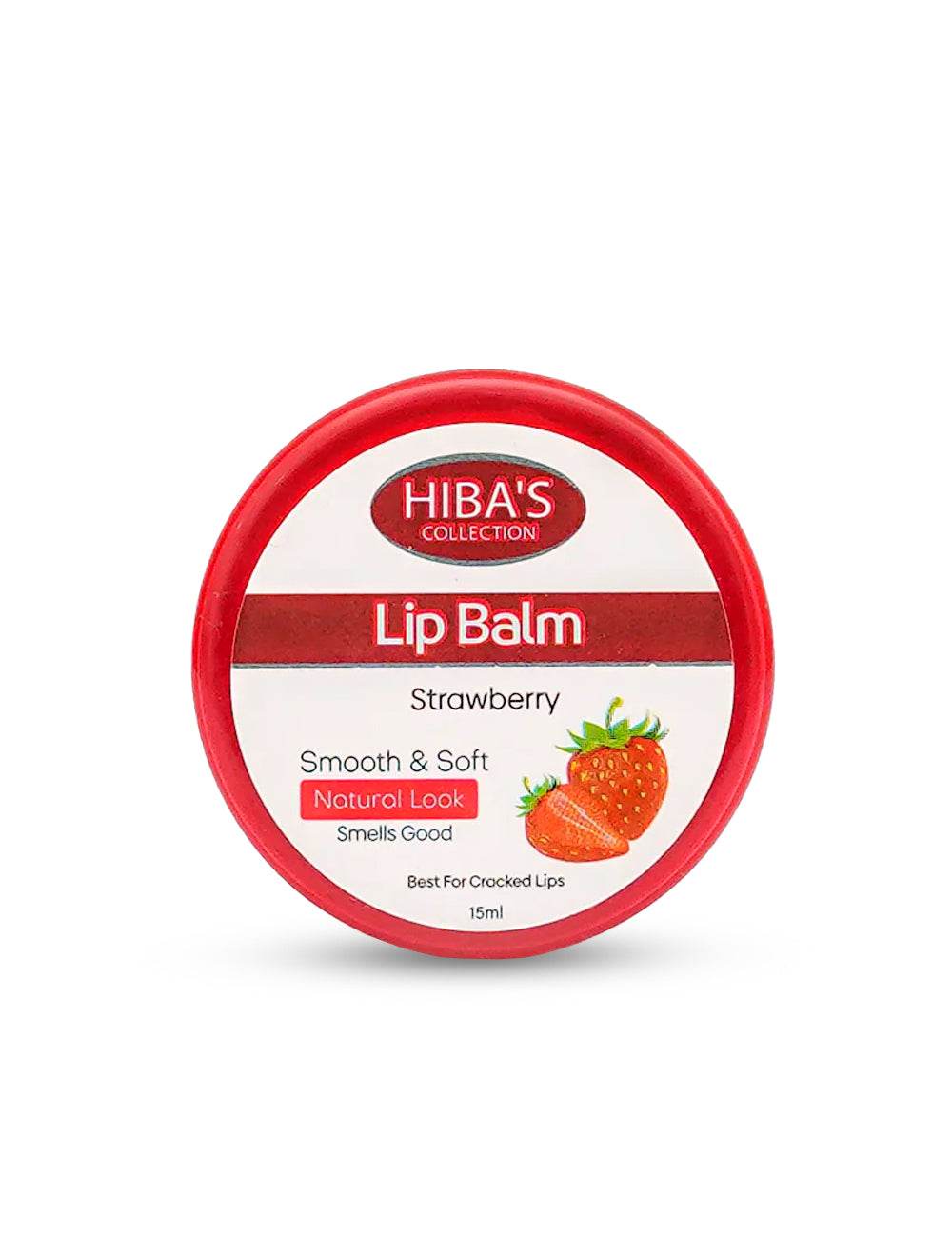 Hibas'c lip Balm (Strawberry) 15ML - Hiba's Collection
