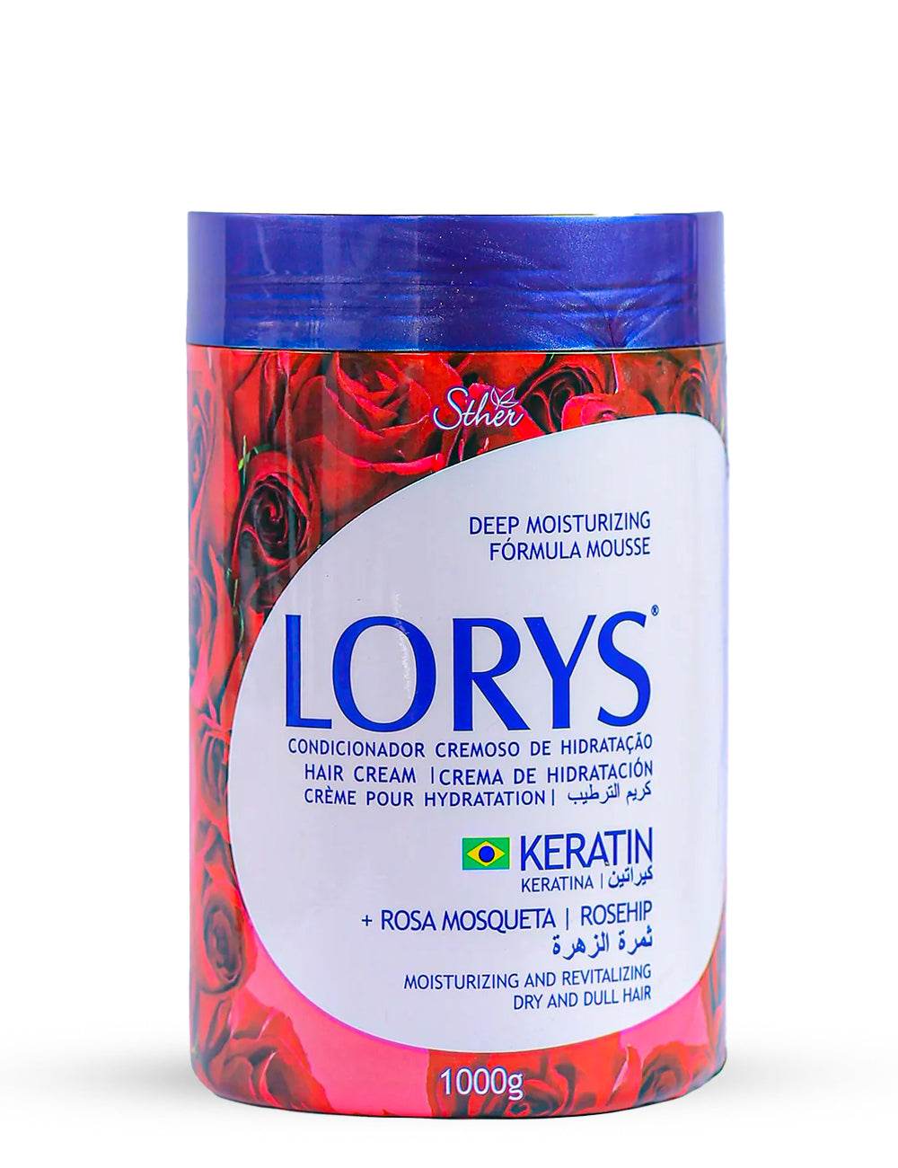 LORYS (Keratin + Rosa Mosqueta Hair Cream) 1000g - Hiba's Collection