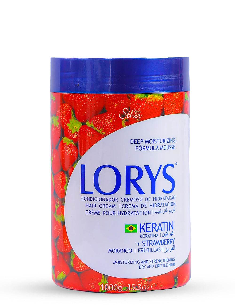 LORYS (Keratin + Strawberry Hair Cream) 1000g - Hiba's Collection