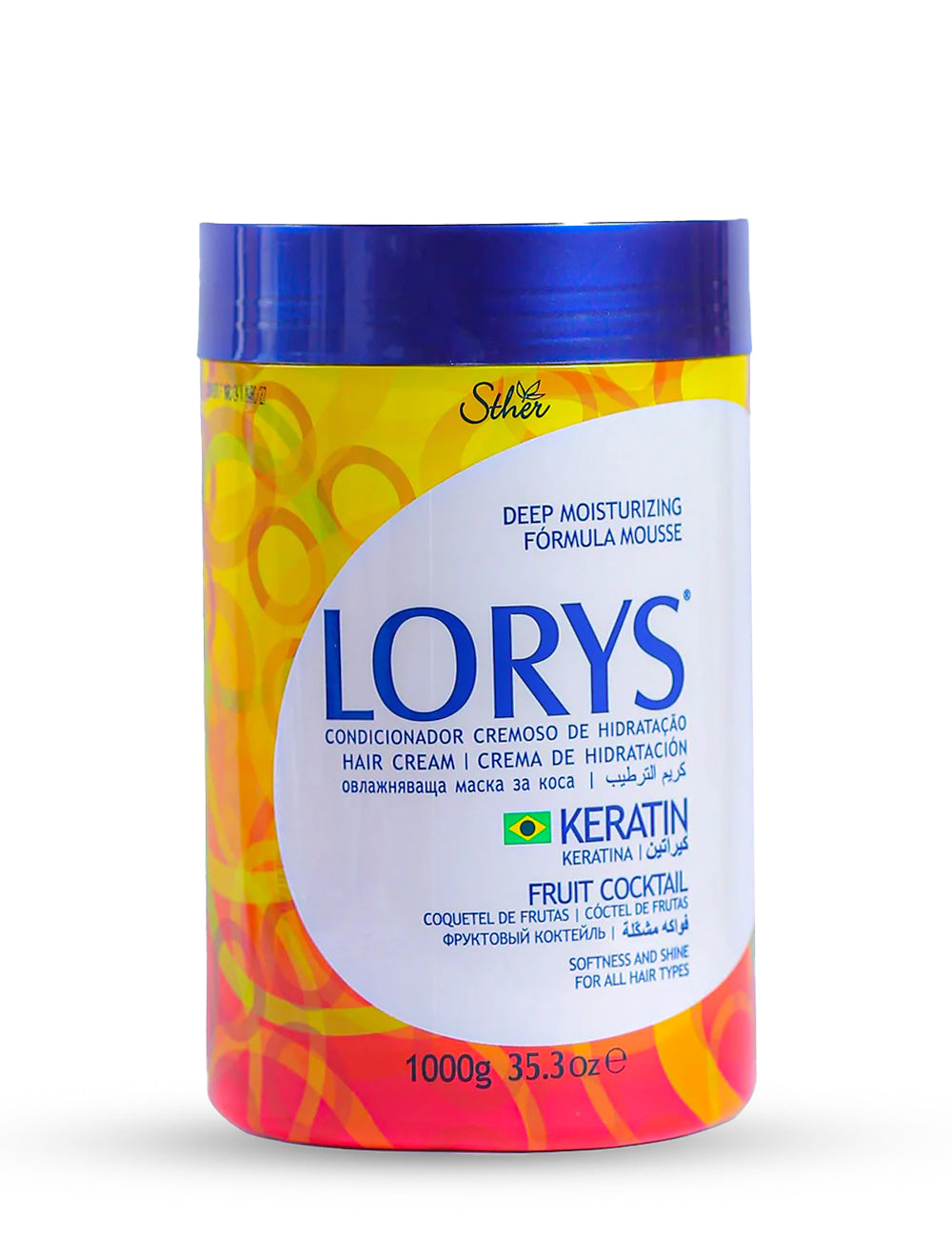 Lorys (Keratin Fruit Cocktail Hair Cream For All Hair Types) 1000g