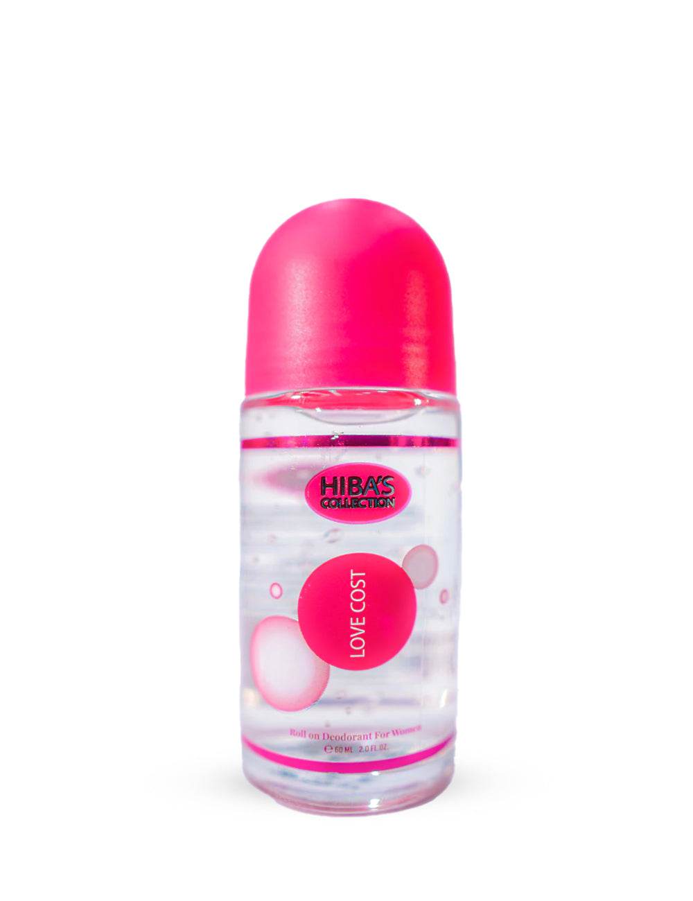 Hiba's collection (Love Cost Roll On Deodorant For Women) 60ml - Hiba's Collection