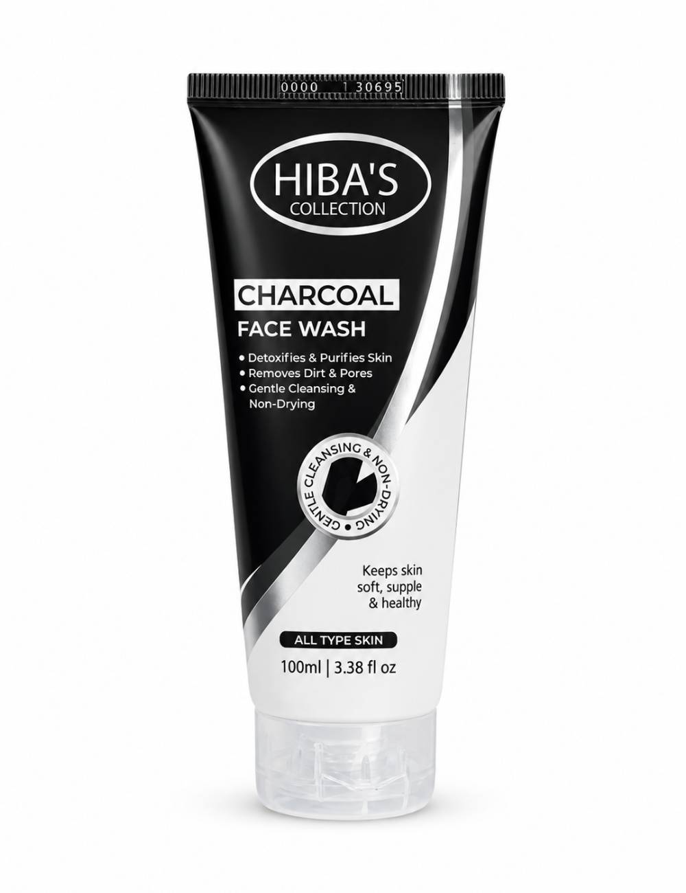Hiba's Collection Face wash (Charcoal) 100 ml