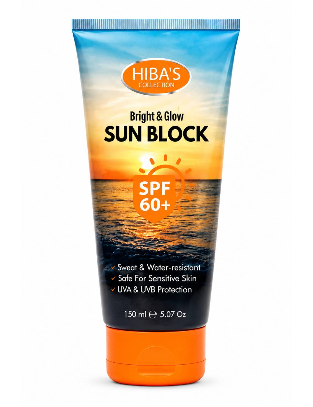 Hiba's Collection Sun Block (Spf 60+) 150 ml