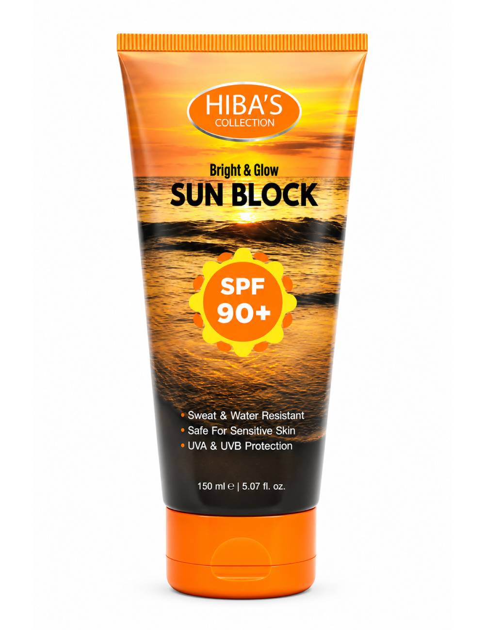Hiba's Collection Sun Block (Spf 90+) 150 ml