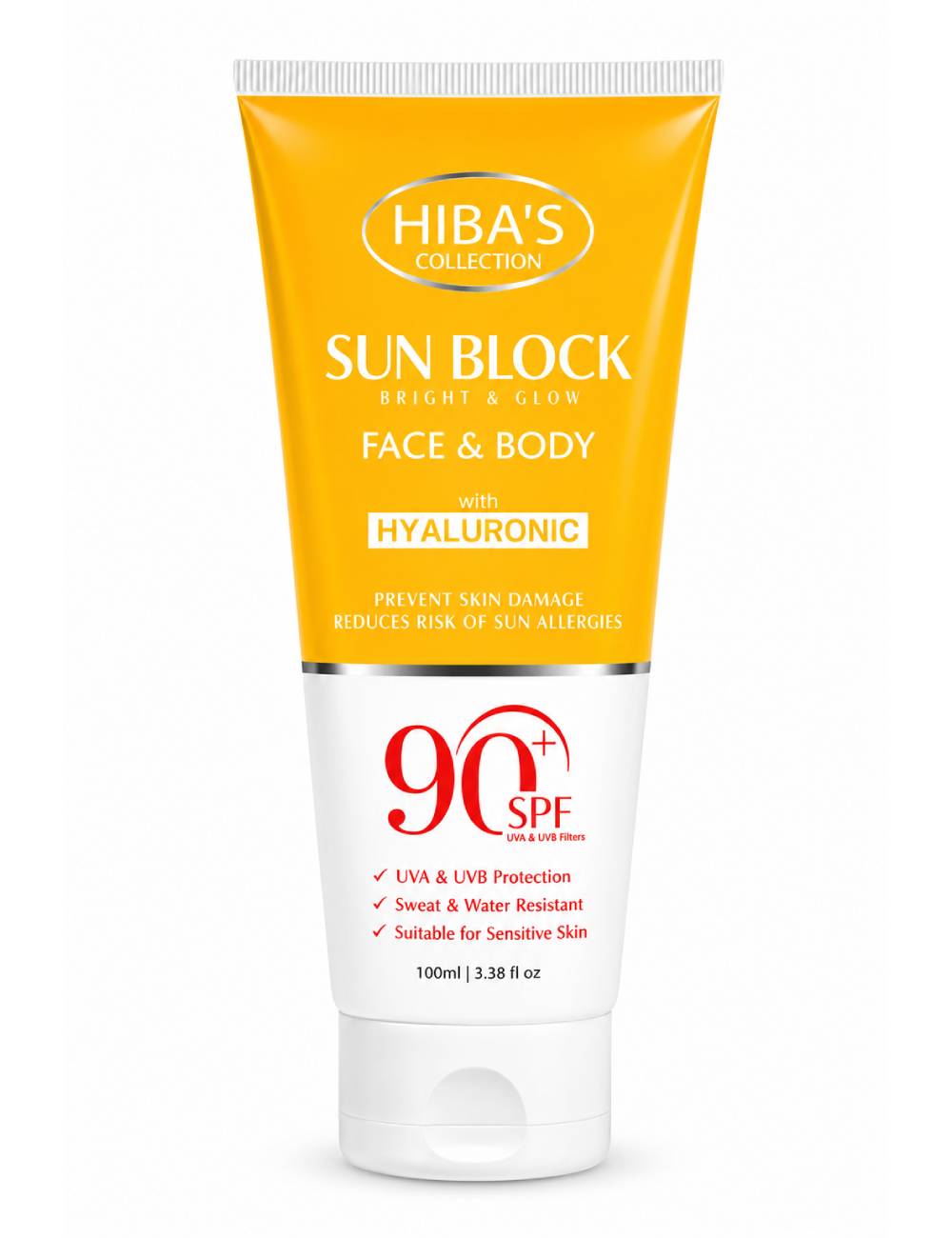 Hiba's Collection Sun Block (Spf 90+) 100 ml