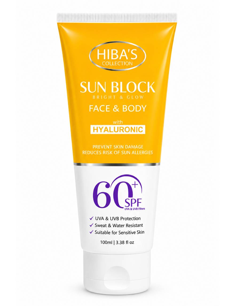 Hiba's Collection Sun Block (Spf 60+) 100 ml