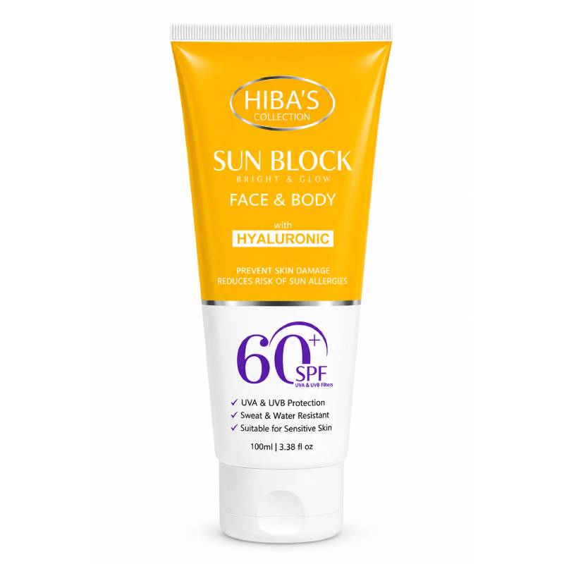 Hiba's Collection Sun Block (Spf 60+) 100 ml