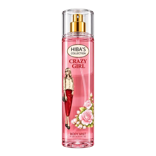 Hiba's Collection (Floral Crazy Girl Body Mist) 250ml