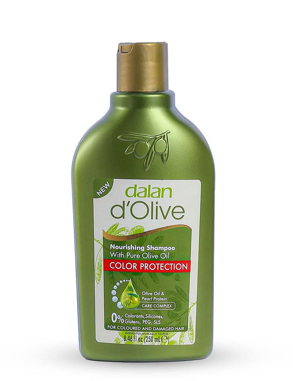 Pure Olive Oil Nourishing Shampoo (Color Protection) 250 ml - Hiba's Collection