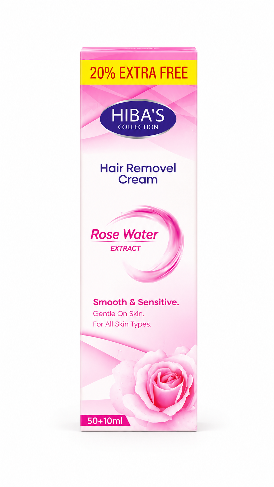 Hiba's Collecton Hair Removing Cream (Rose Water extract) 60 ml