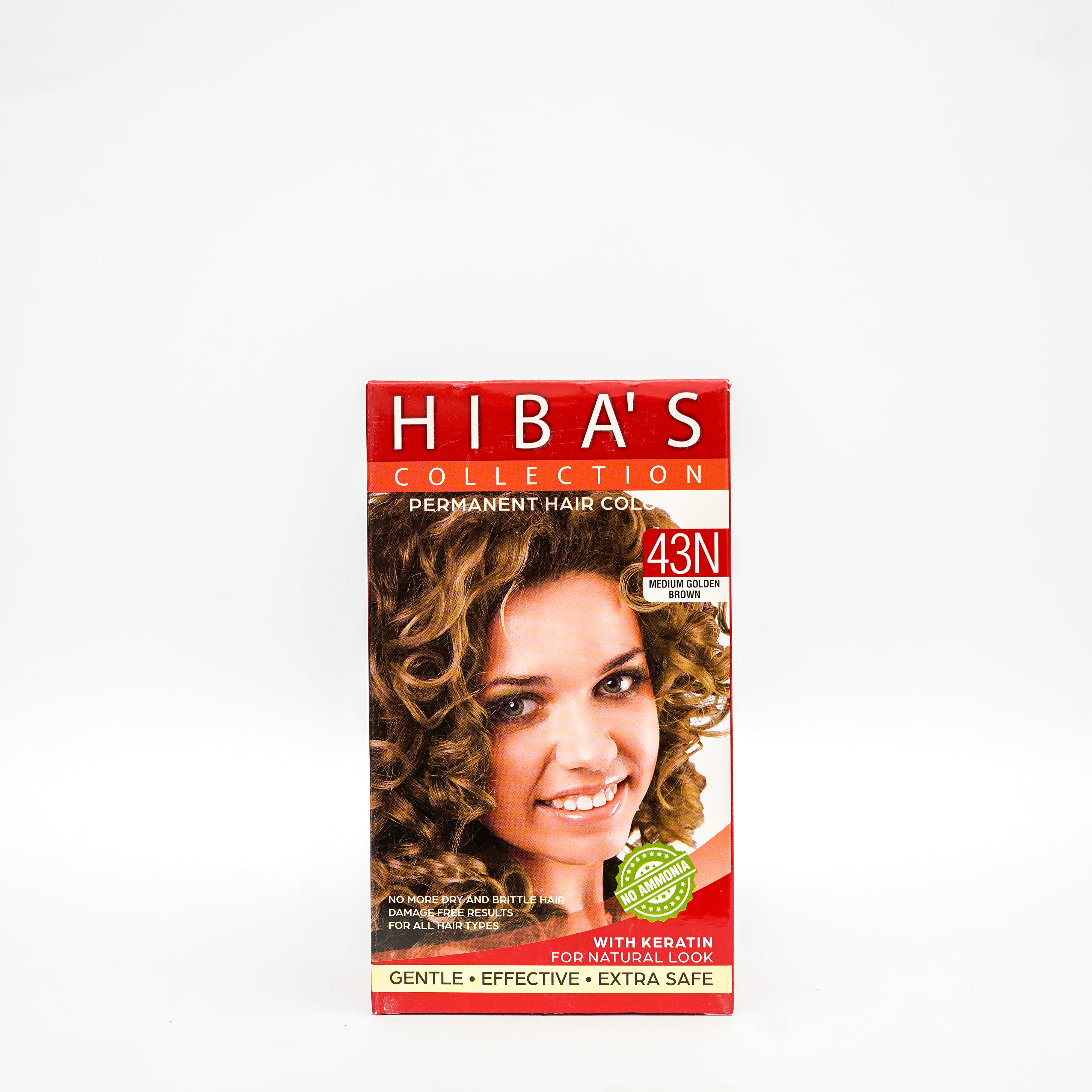 Hibas'c Hair Color 43N Medium Golden Brown (60-ml)