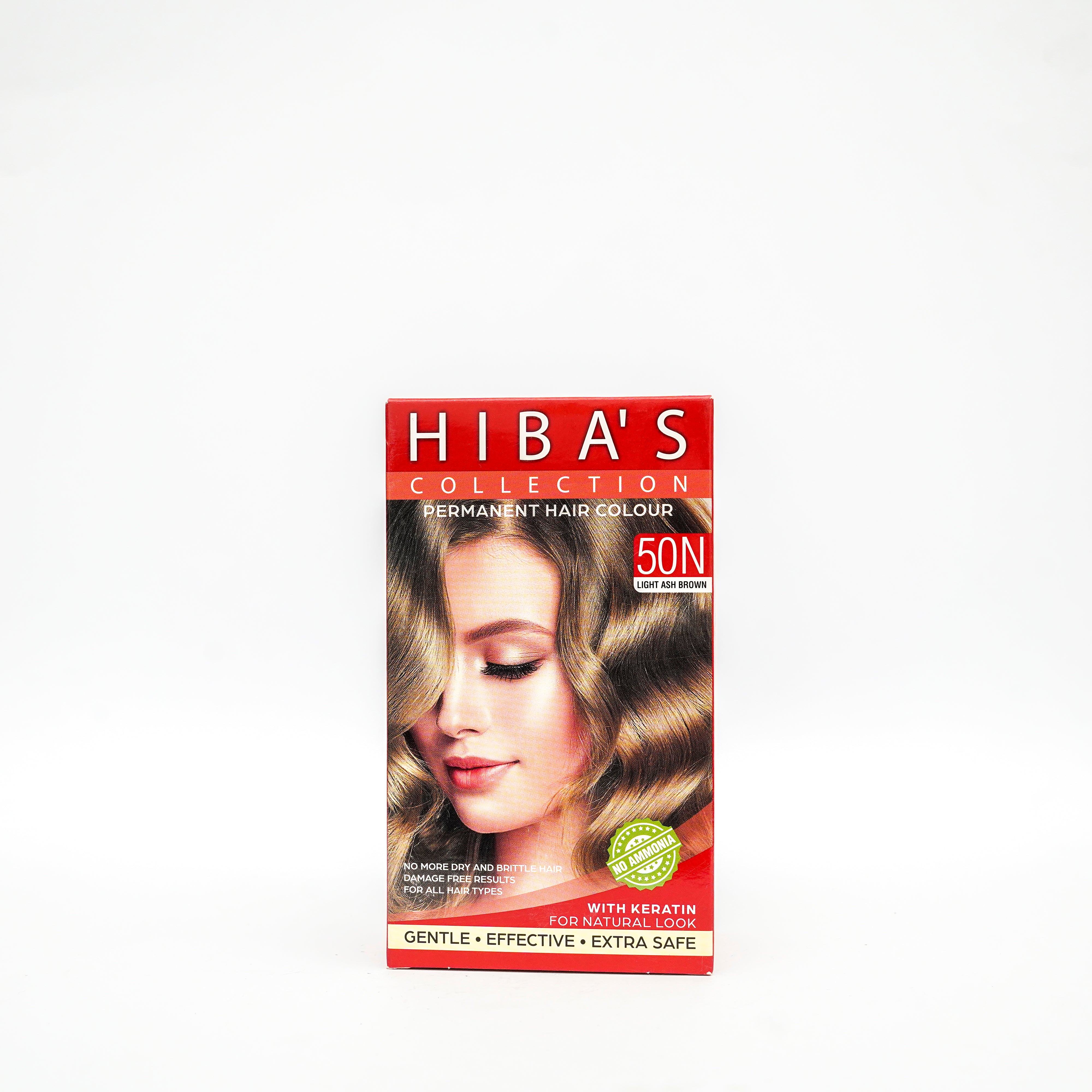 Hibas'c Hair Color 50N Light ASH Brown (60-ml)