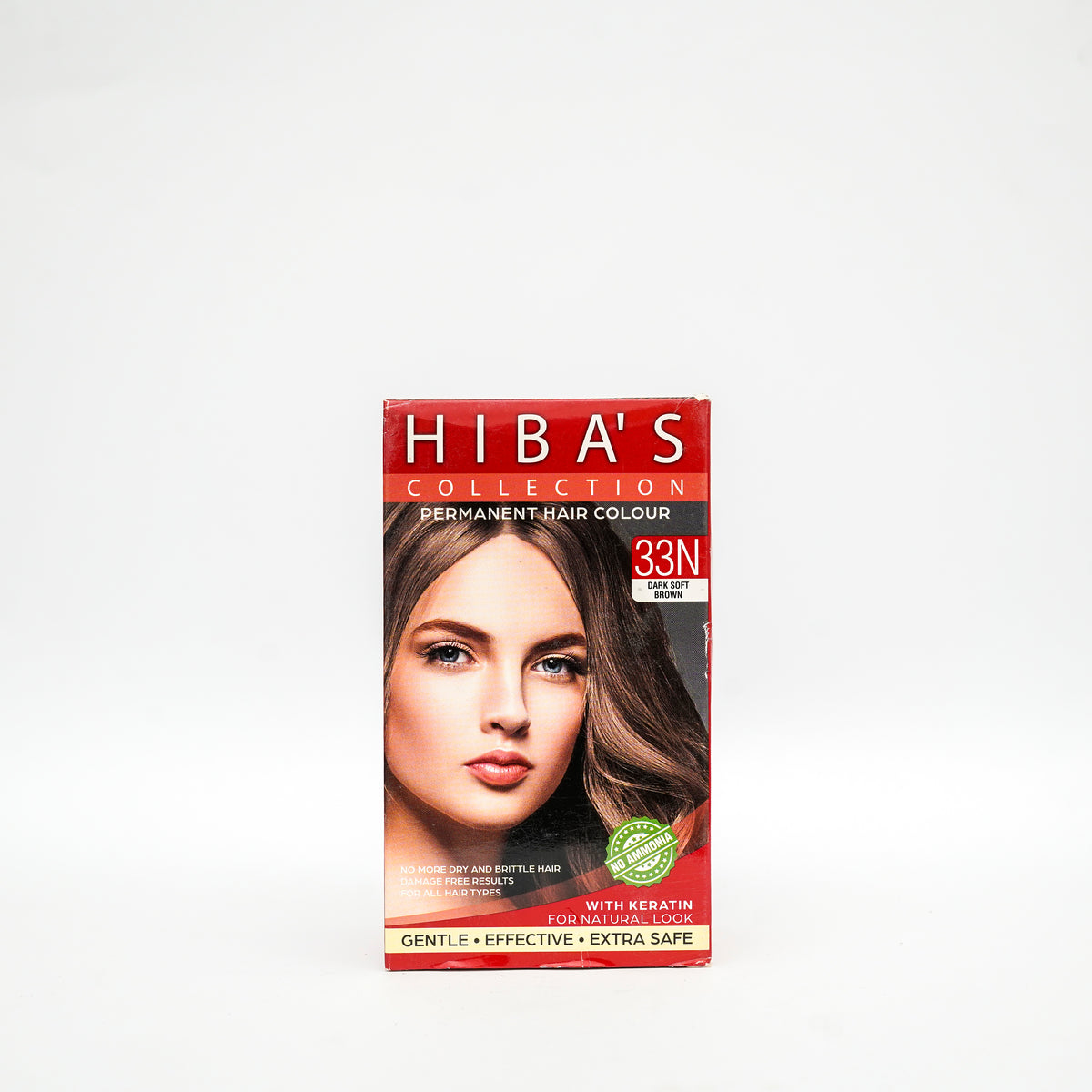 Hibas'c Hair Color 33N Dark Soft Brown (60-ml)