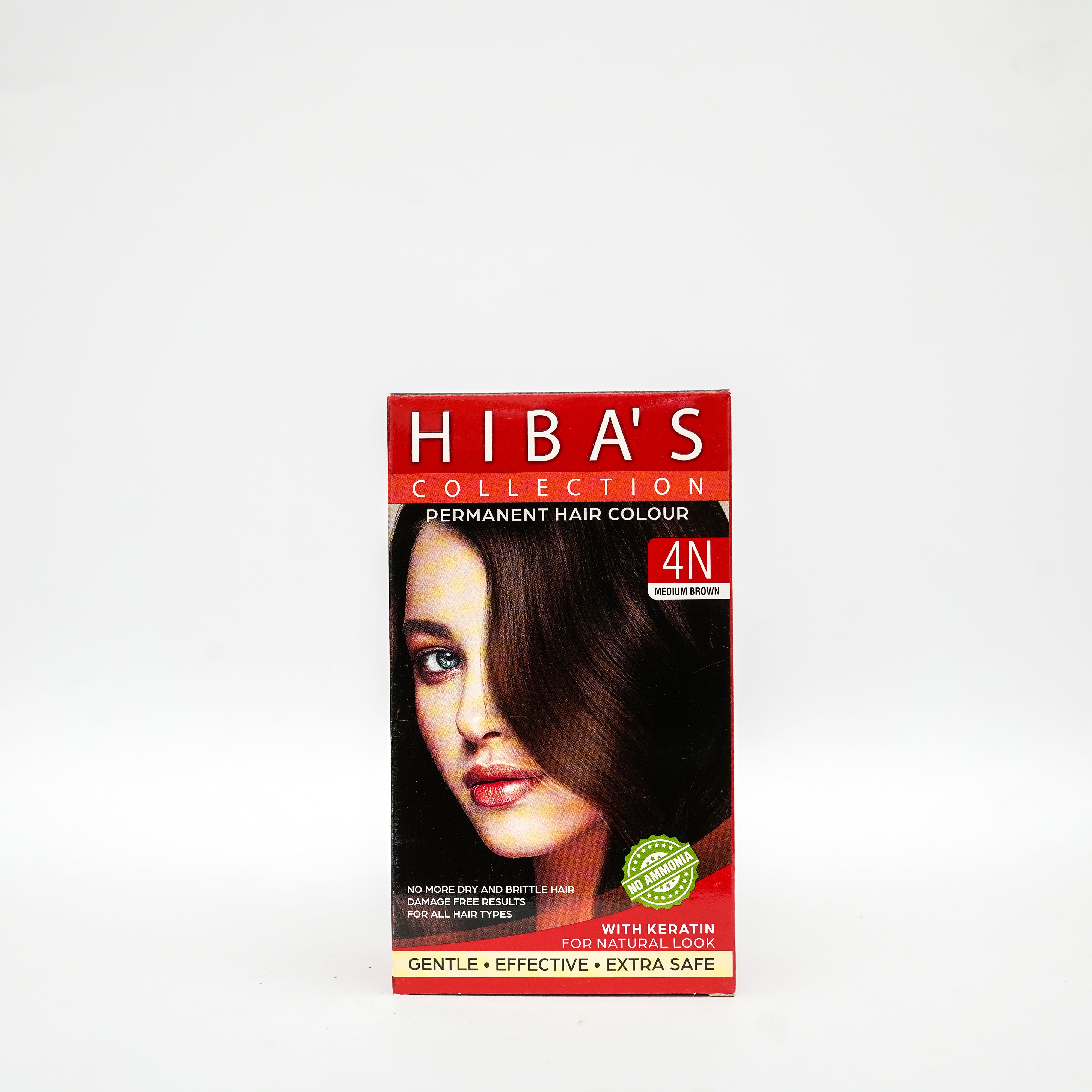 Hibas'c Hair Color 4N Medium Brown (60-ml)