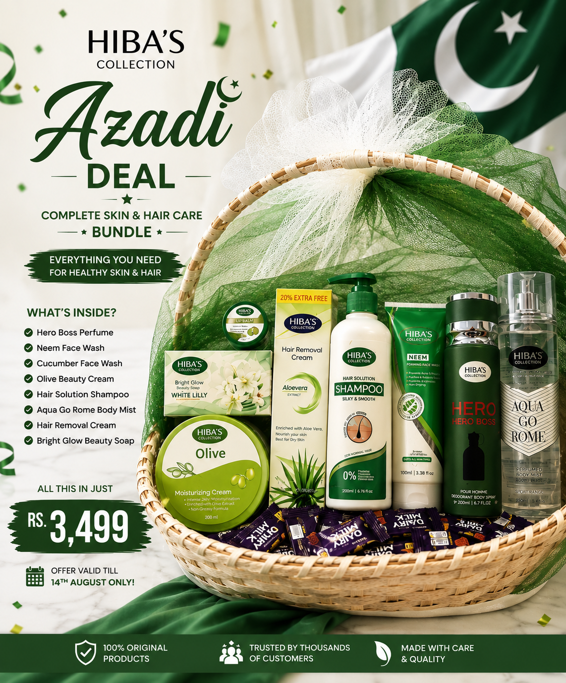 Hiba's Collection Azadi Bundle