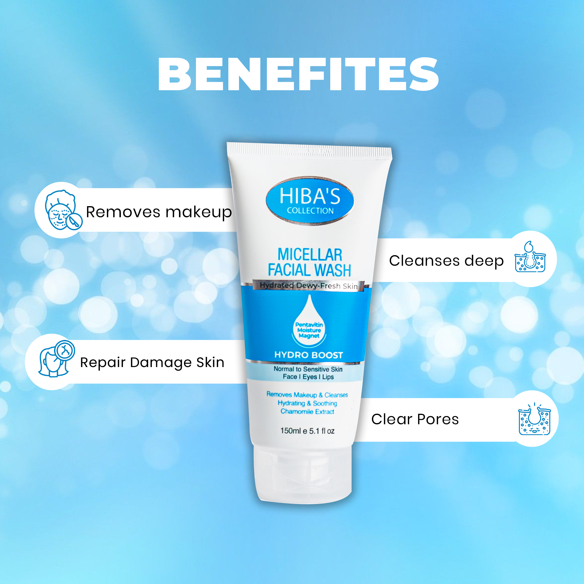 Micellar Facial Wash 150ml