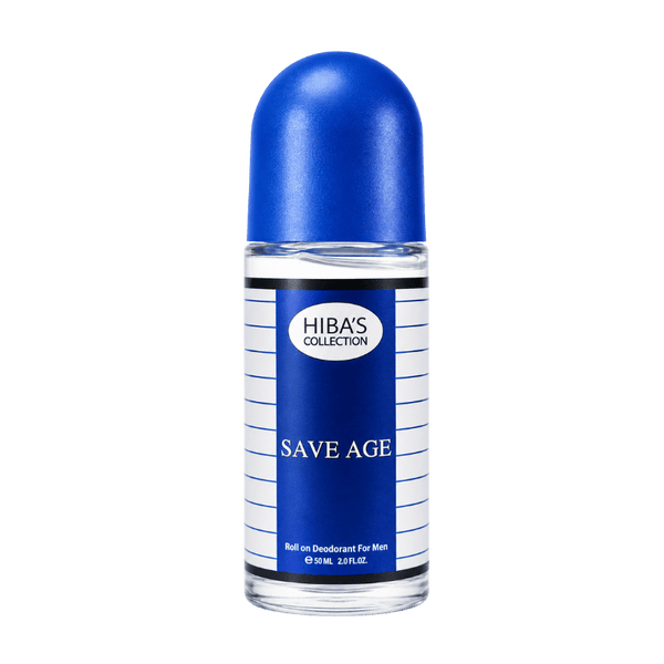 hiba's collection (Save age Roll On Deodorant For Men) 60ml